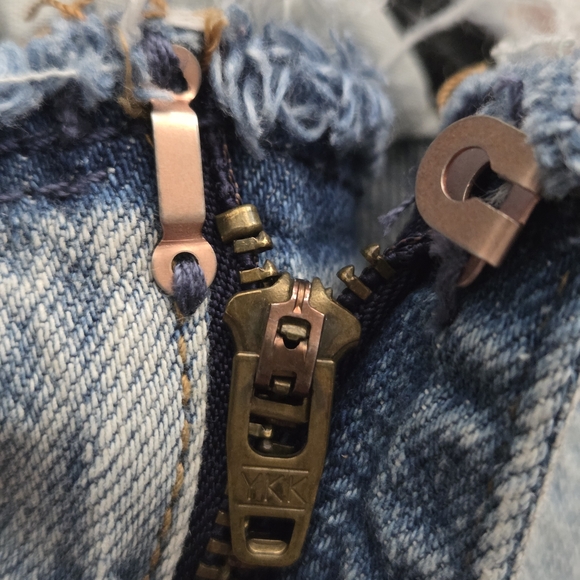 16r Wild Fable Blue A-Line Denim Skirt - Picture 4 of 6